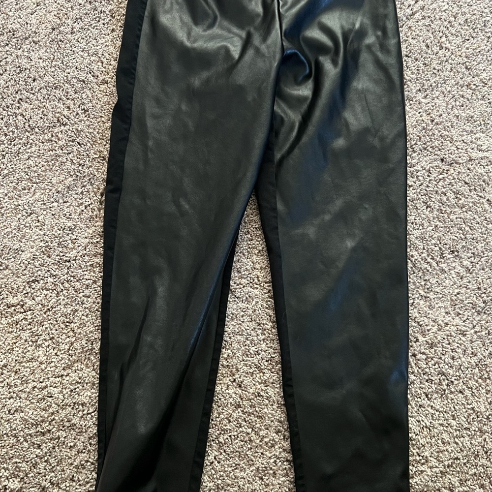 Polo by Ralph Lauren Black Leather Pants
